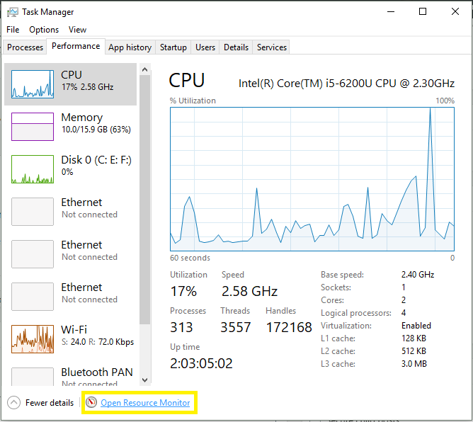 task manager in windows