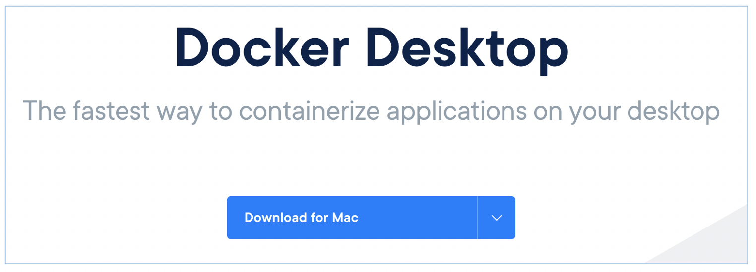 Docker download macos download oracle xe for mac